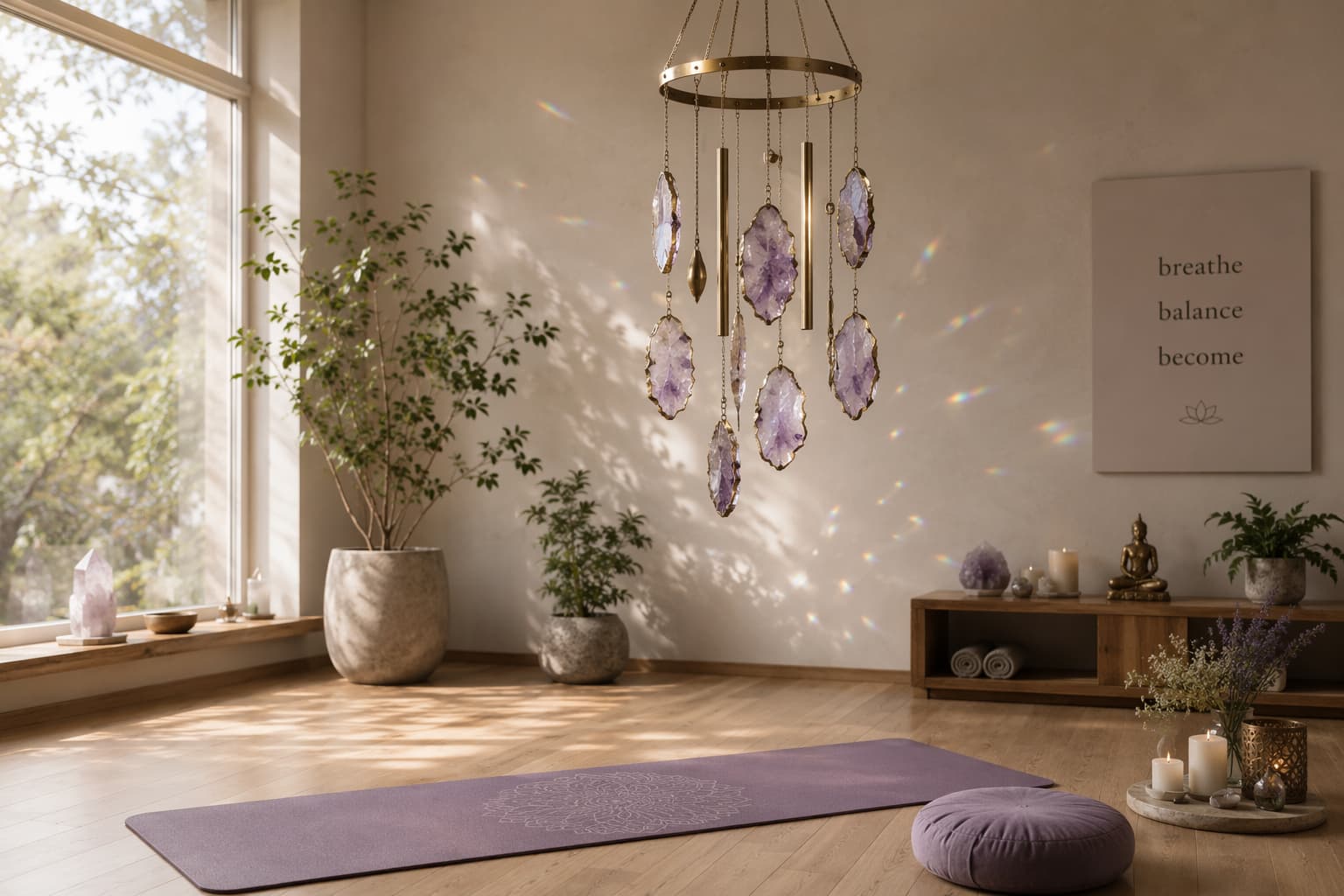 How an Amethyst Crystal Wind Chime Can Transform Your Space