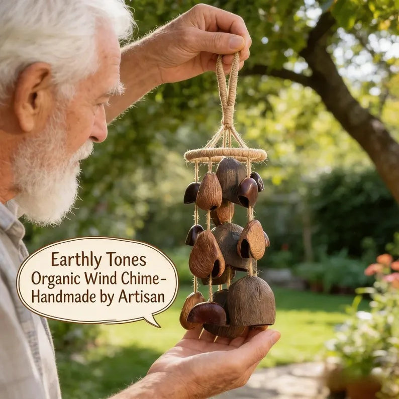 Handmade Brown Boho Wind Chime