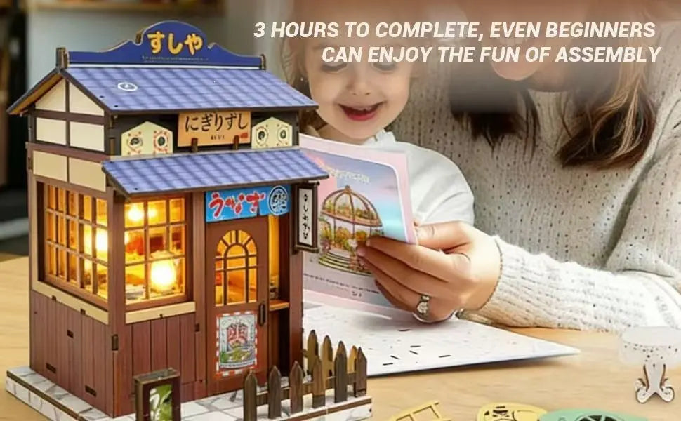 Garden DIY Mini Wooden Model Kit