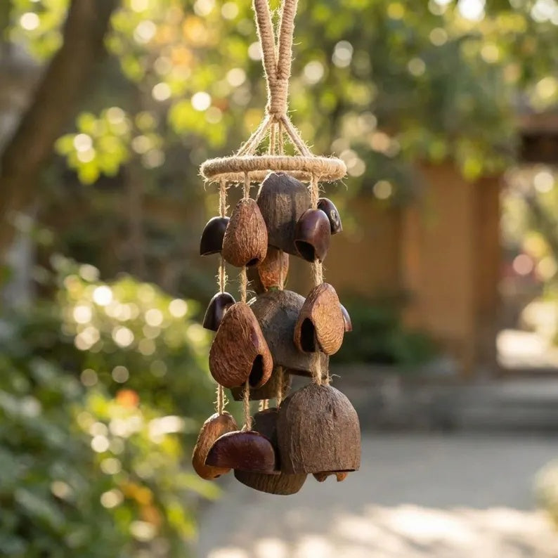 Handmade Brown Boho Wind Chime