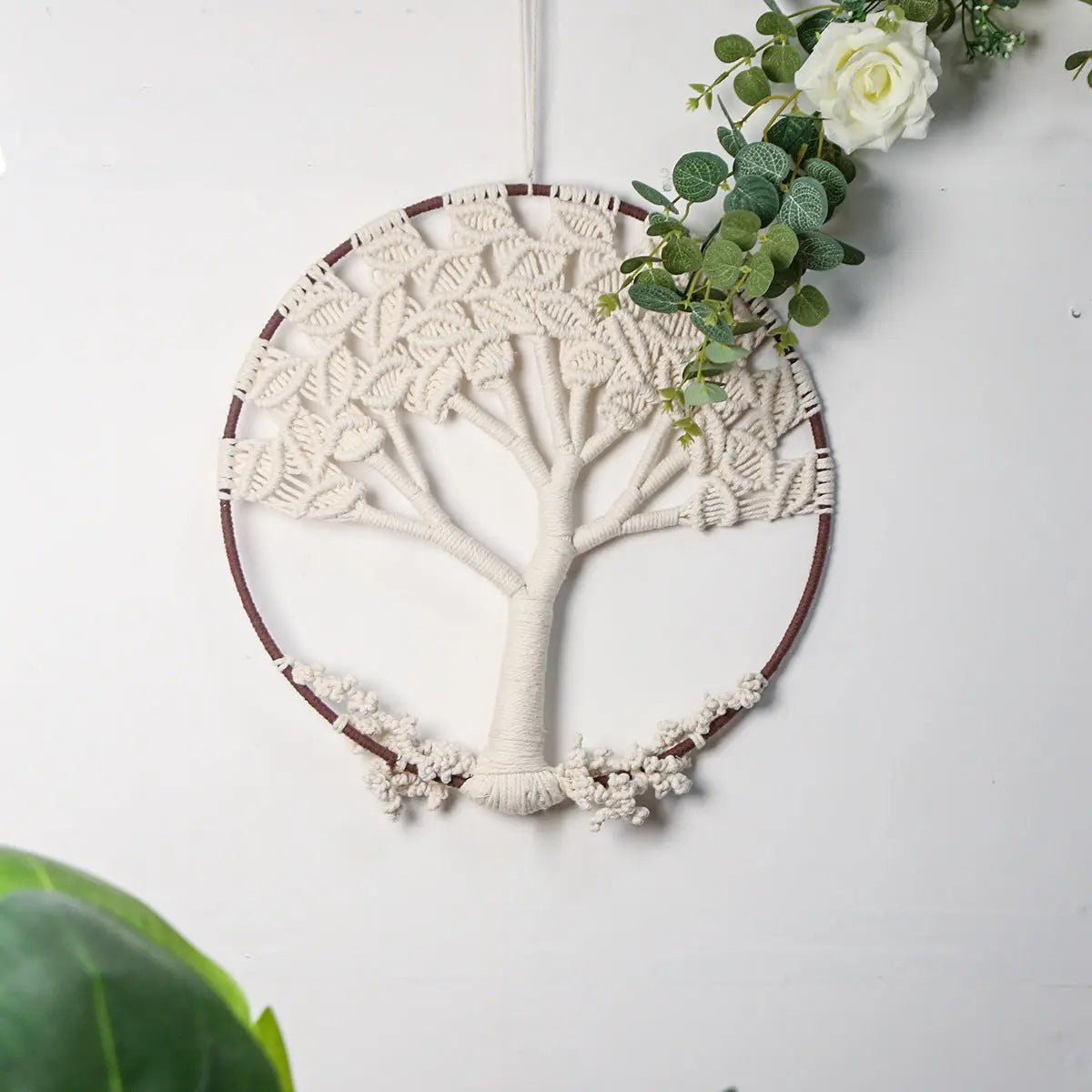 Handwoven 'Tree of Life’ Tapestry for Healing Home Decor, Calming Yoga & Meditation Space Mindful Boho Wall Art - GPZ Dream